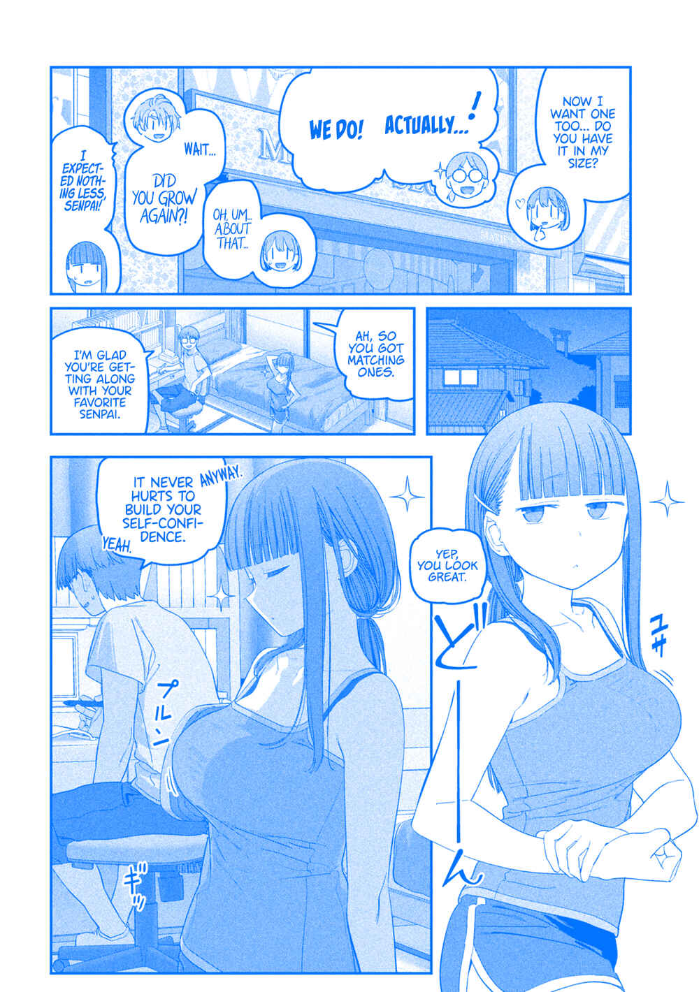 Page 10 Chapter 54 Getsuyoubi no Tawawa (Blue) (Fan Colored)