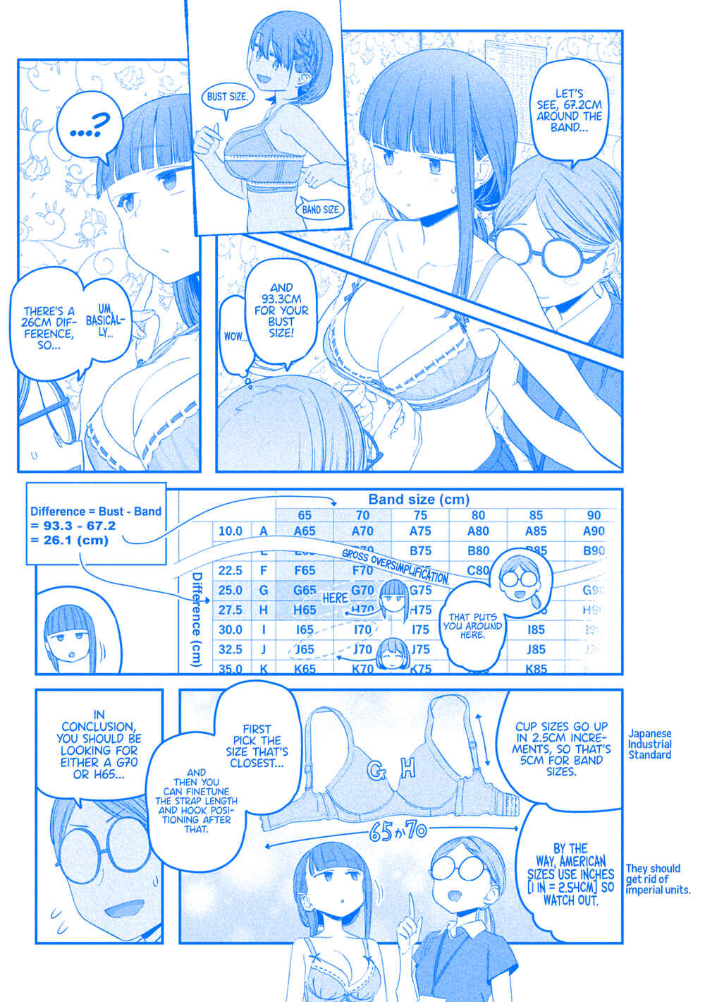 Page 5 Chapter 54 Getsuyoubi no Tawawa (Blue) (Fan Colored)