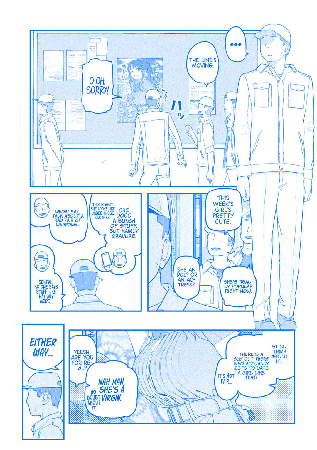 Page 4 Chapter 68 Getsuyoubi no Tawawa (Blue) (Fan Colored)