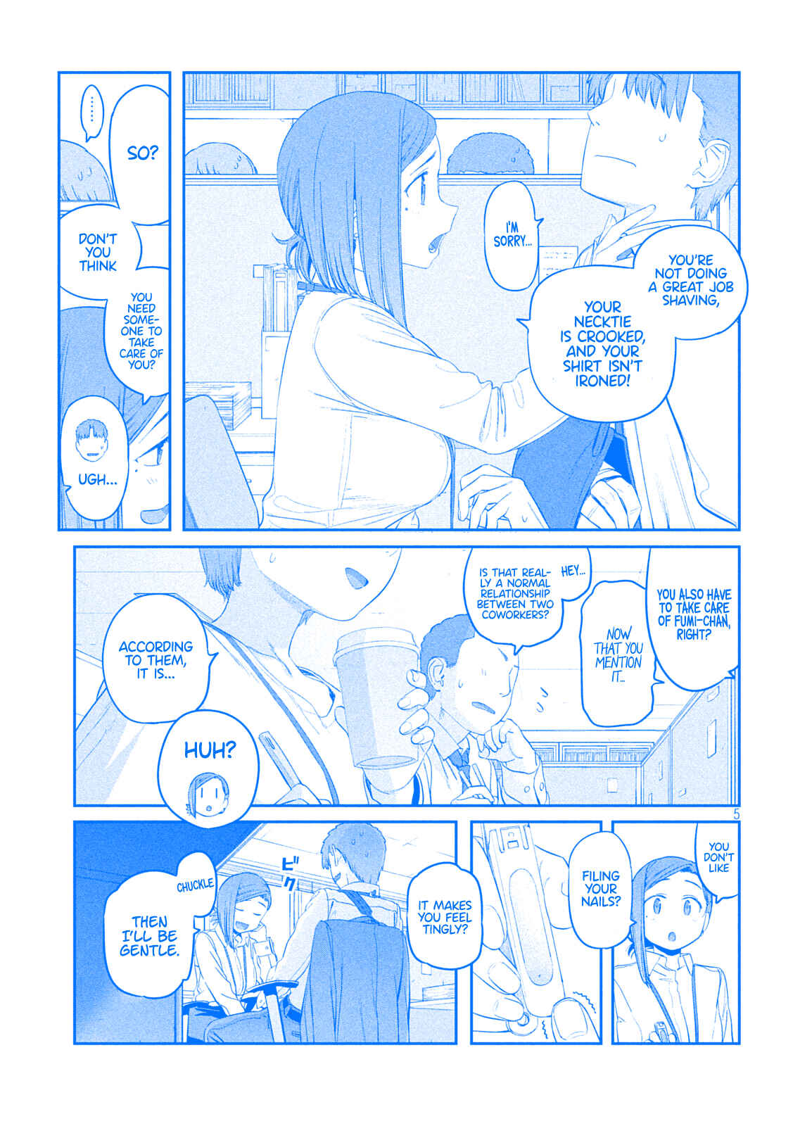 Page 5 Chapter 32 Getsuyoubi no Tawawa (Blue) (Fan Colored)