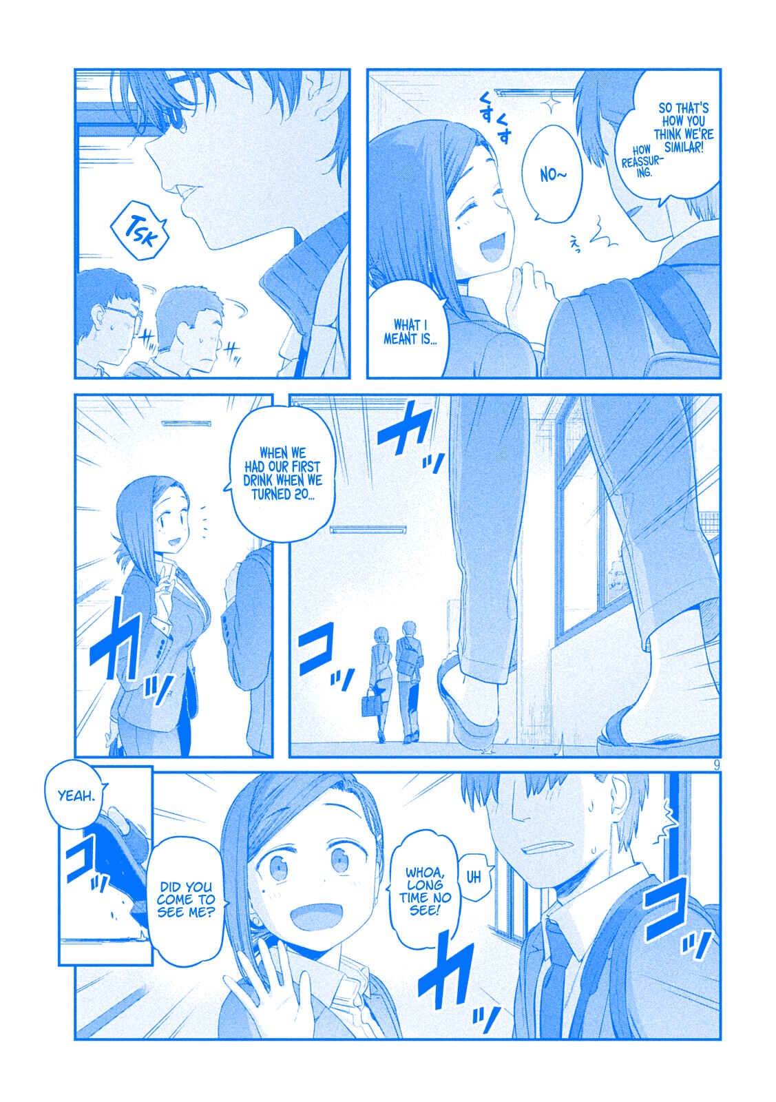 Page 9 Chapter 32 Getsuyoubi no Tawawa (Blue) (Fan Colored)