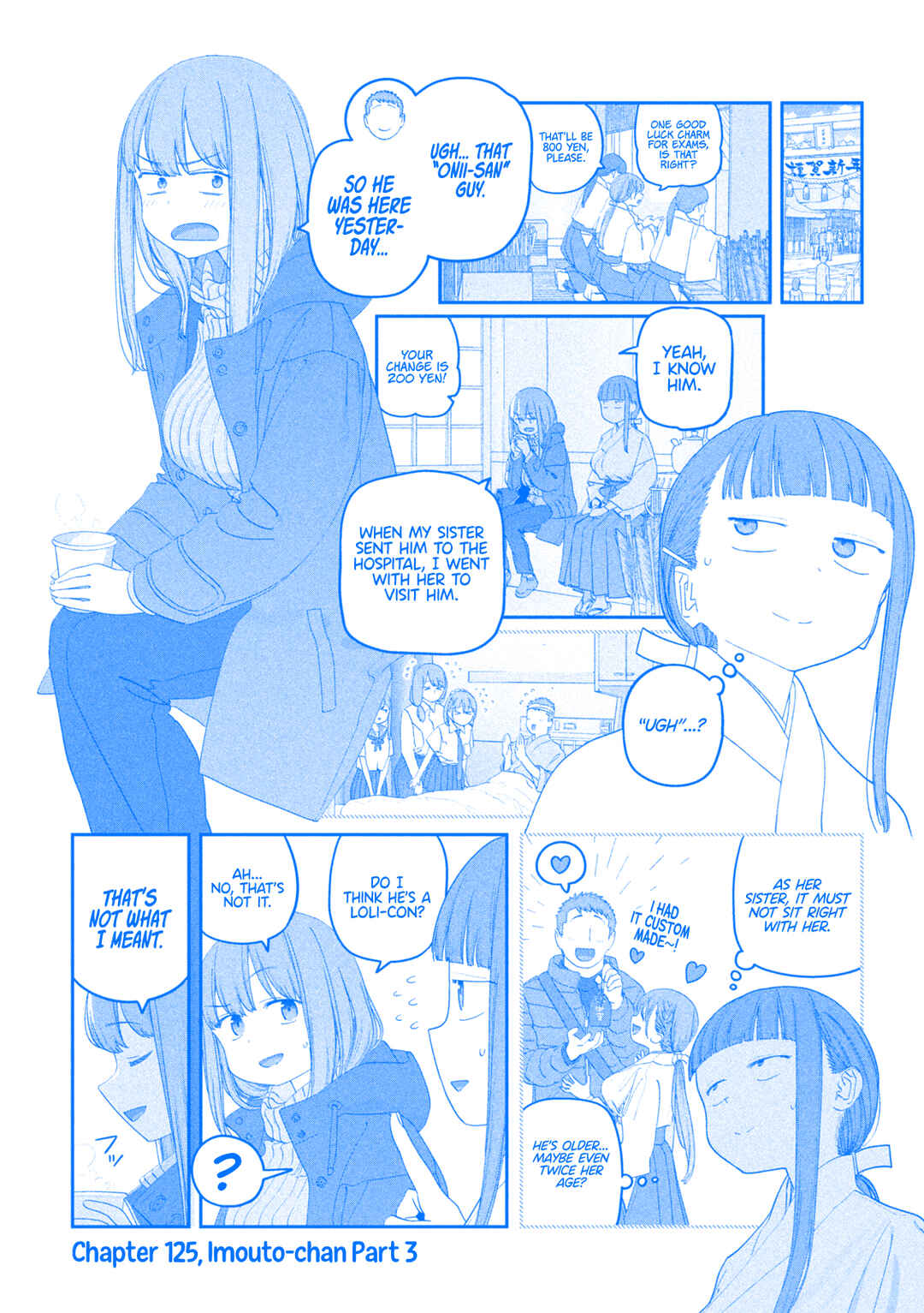 Page 3 Chapter 125 Getsuyoubi no Tawawa (Blue) (Fan Colored)