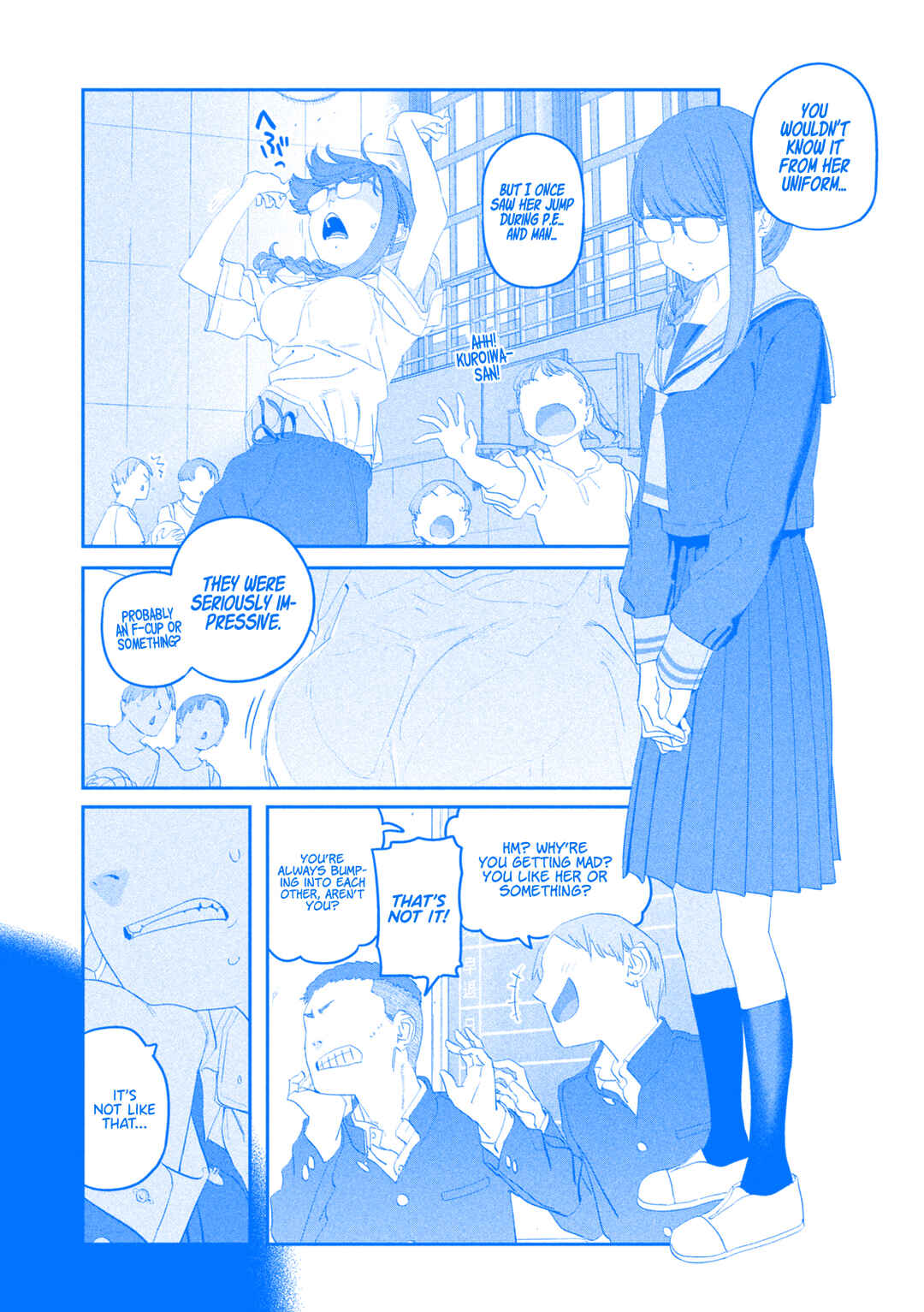 Page 4 Chapter 107 Getsuyoubi no Tawawa (Blue) (Fan Colored)