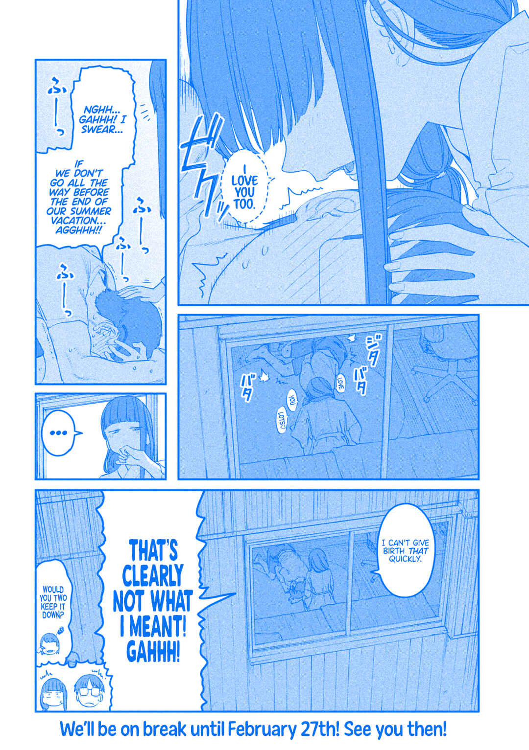 Page 13 Chapter 66 Getsuyoubi no Tawawa (Blue) (Fan Colored)