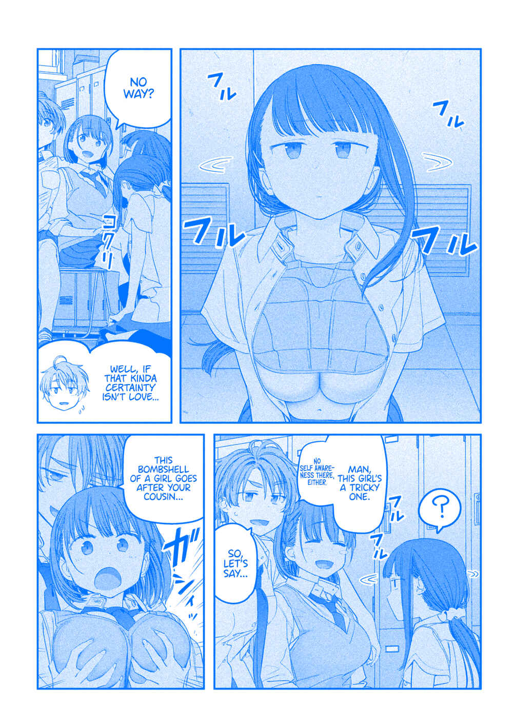 Page 11 Chapter 52 Getsuyoubi no Tawawa (Blue) (Fan Colored)
