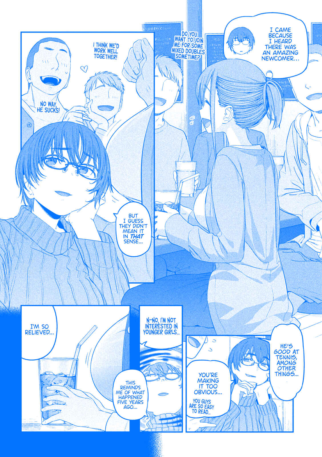 Page 2 Chapter 33 Getsuyoubi no Tawawa (Blue) (Fan Colored)