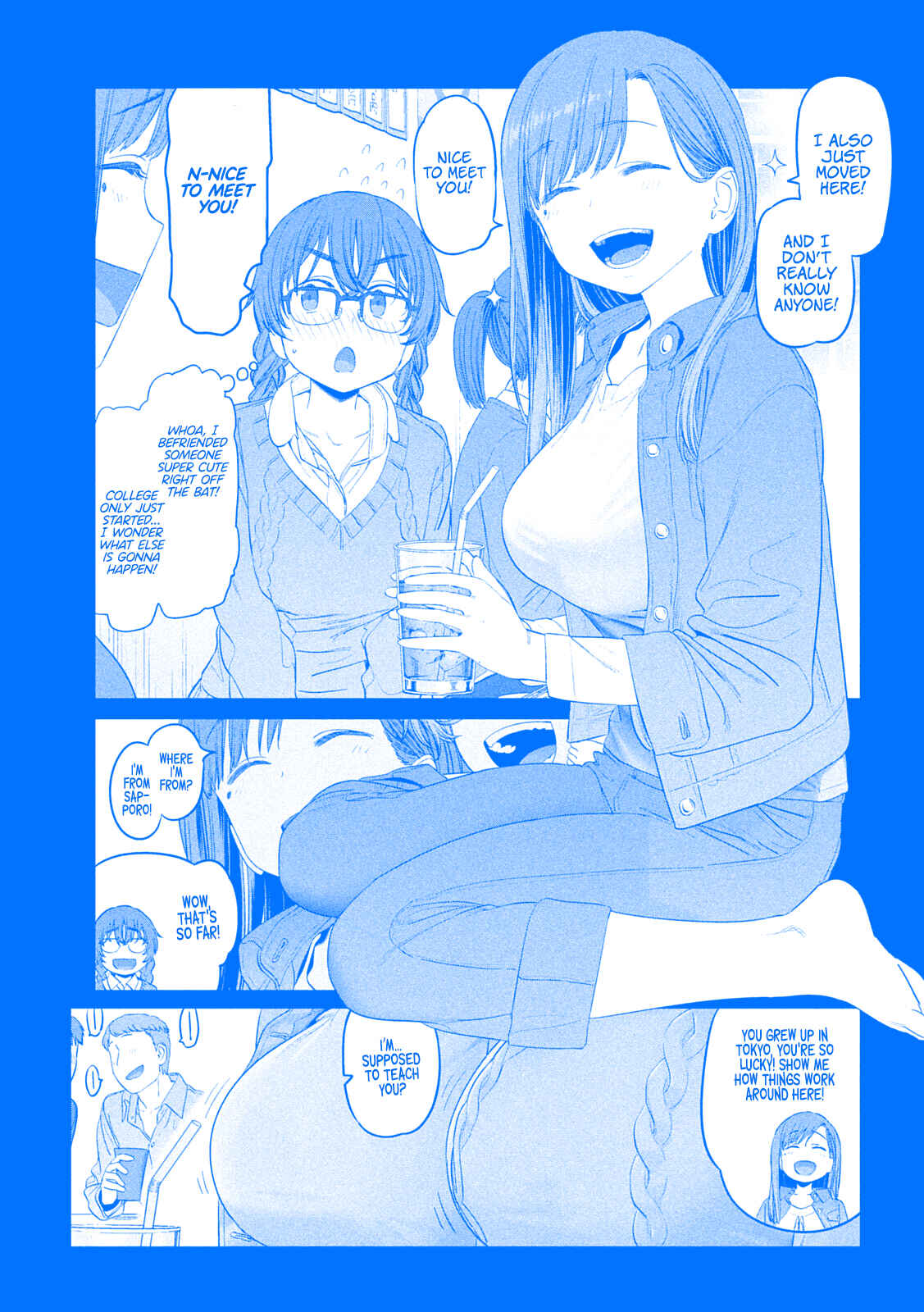 Page 3 Chapter 33 Getsuyoubi no Tawawa (Blue) (Fan Colored)
