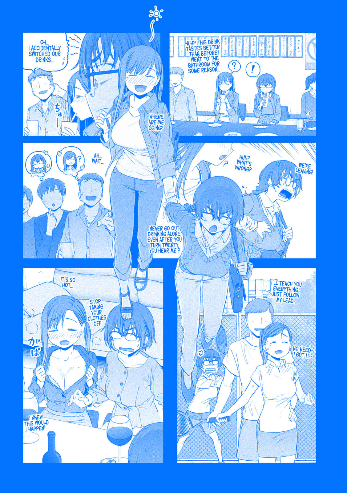 Page 4 Chapter 33 Getsuyoubi no Tawawa (Blue) (Fan Colored)
