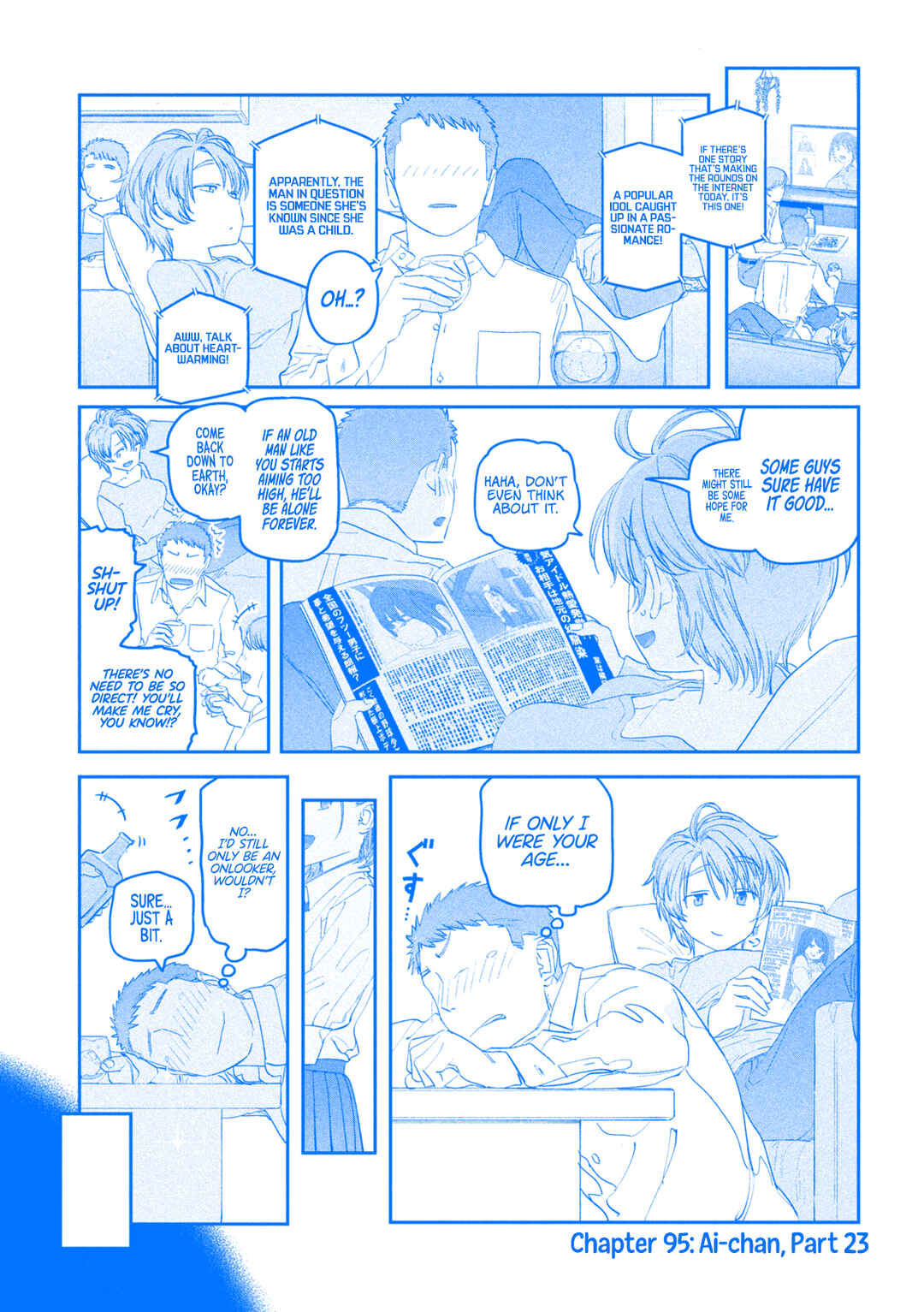 Page 2 Chapter 95 Getsuyoubi no Tawawa (Blue) (Fan Colored)