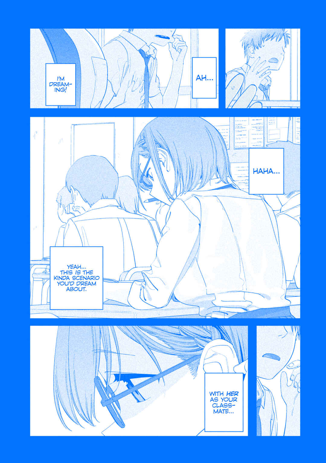 Page 4 Chapter 95 Getsuyoubi no Tawawa (Blue) (Fan Colored)