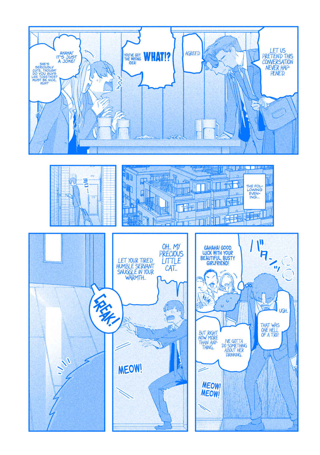 Page 10 Chapter 94 Getsuyoubi no Tawawa (Blue) (Fan Colored)