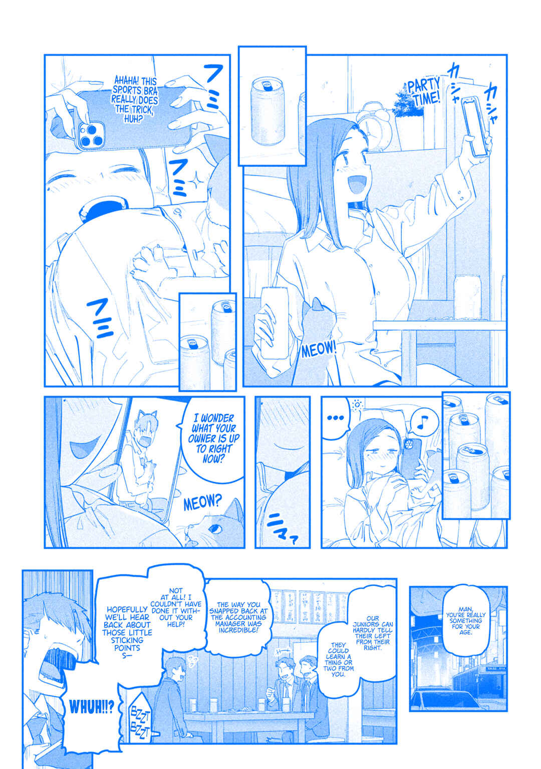 Page 8 Chapter 94 Getsuyoubi no Tawawa (Blue) (Fan Colored)