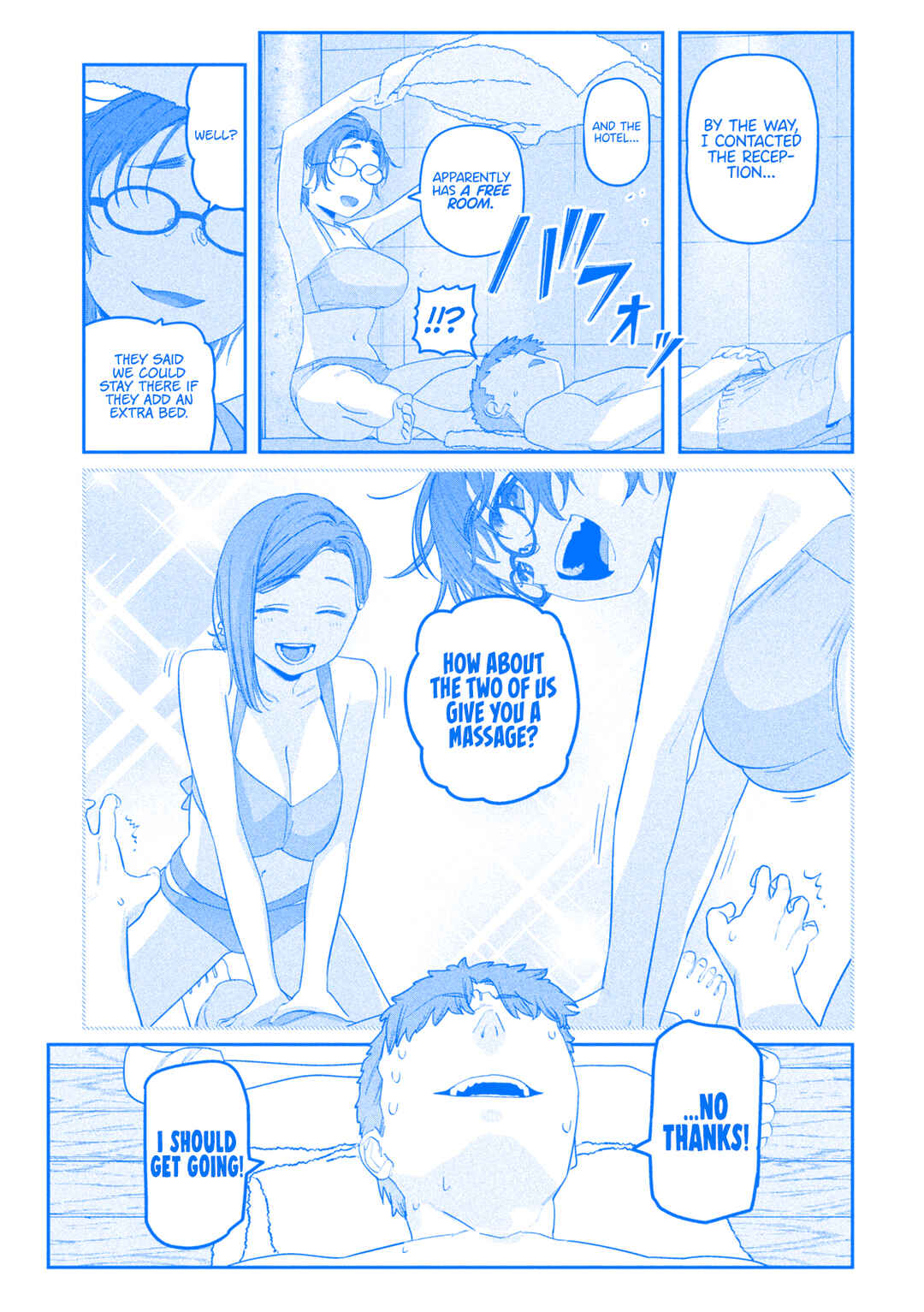 Page 10 Chapter 60 Getsuyoubi no Tawawa (Blue) (Fan Colored)
