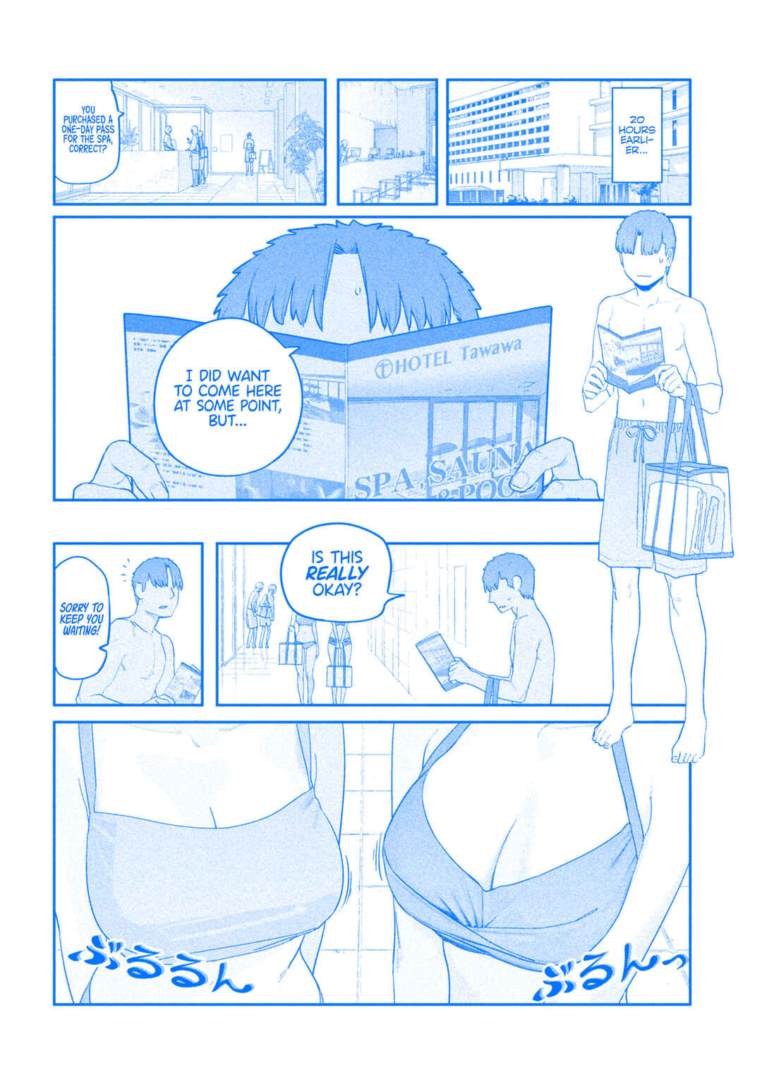 Page 3 Chapter 60 Getsuyoubi no Tawawa (Blue) (Fan Colored)