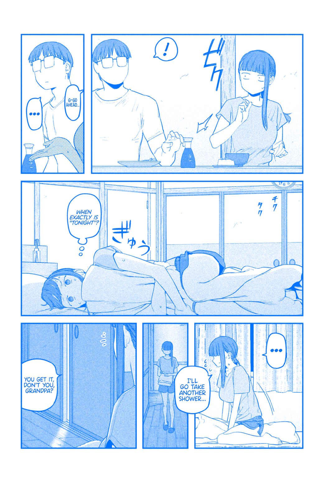Page 12 Chapter 64 Getsuyoubi no Tawawa (Blue) (Fan Colored)