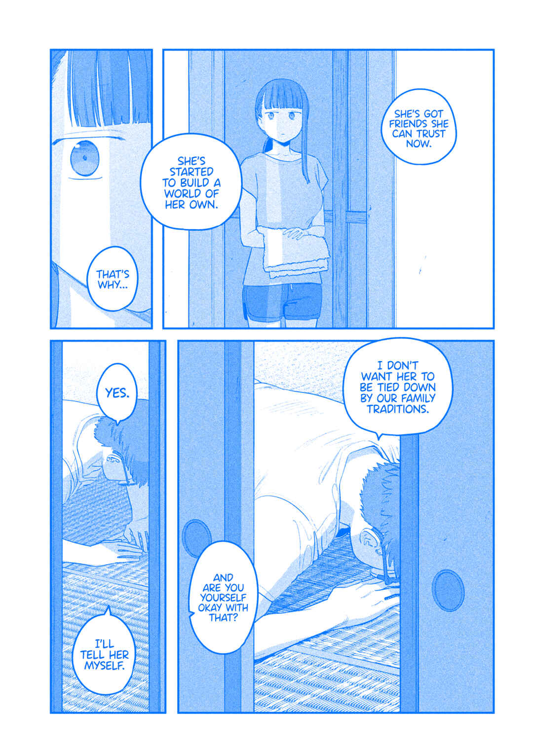 Page 13 Chapter 64 Getsuyoubi no Tawawa (Blue) (Fan Colored)