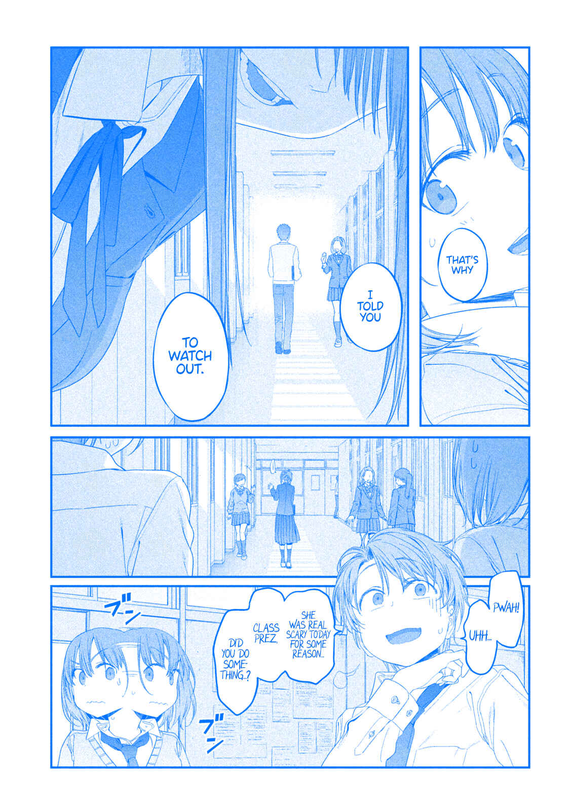 Page 10 Chapter 11 Getsuyoubi no Tawawa (Blue) (Fan Colored)