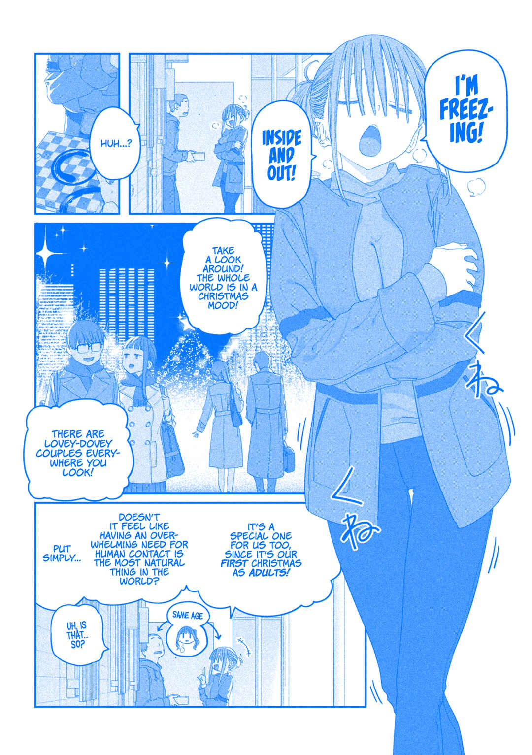 Page 9 Chapter 122 Getsuyoubi no Tawawa (Blue) (Fan Colored)