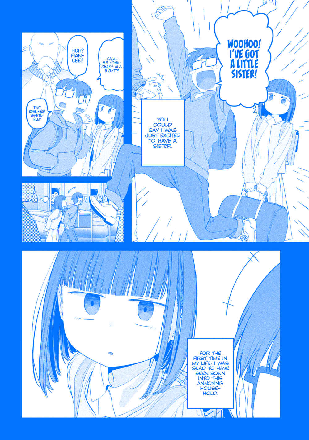 Page 2 Chapter 53 Getsuyoubi no Tawawa (Blue) (Fan Colored)