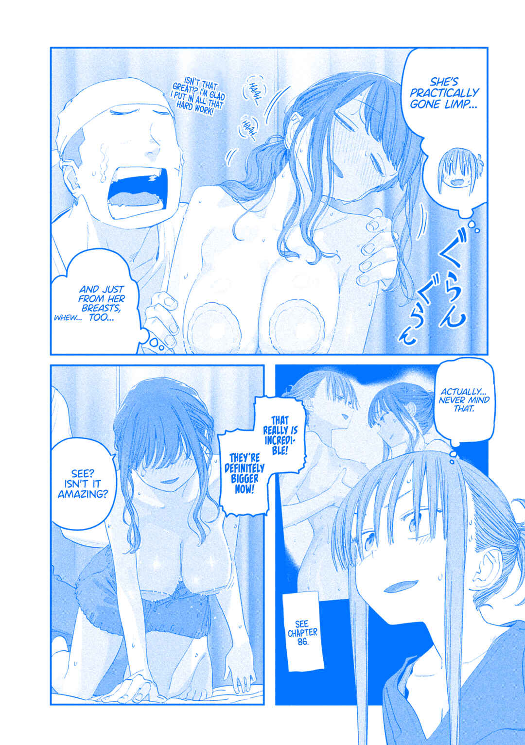 Page 8 Chapter 91 Getsuyoubi no Tawawa (Blue) (Fan Colored)