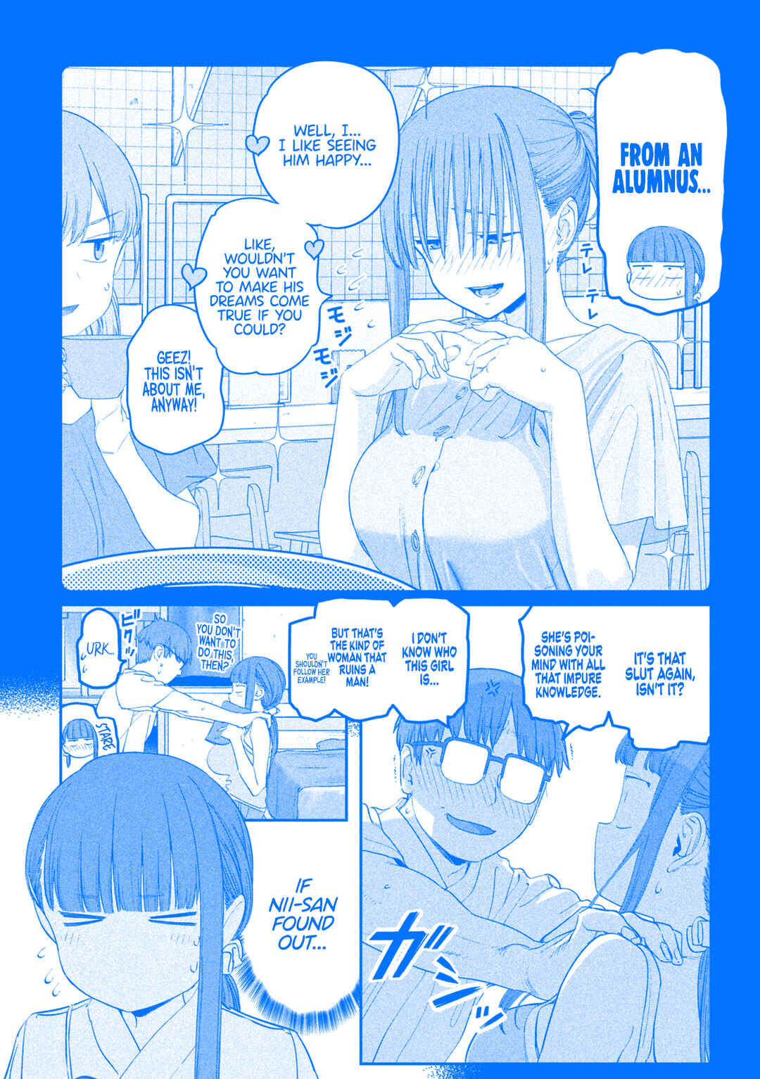 Page 6 Chapter 82 Getsuyoubi no Tawawa (Blue) (Fan Colored)
