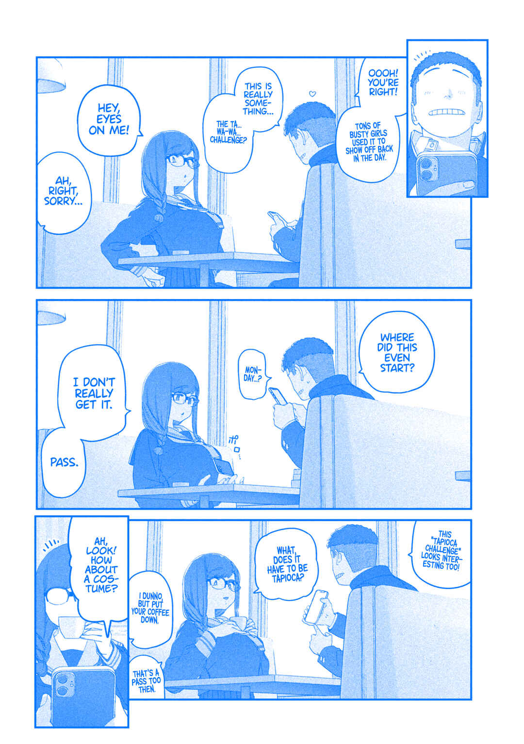 Page 9 Chapter 123 Getsuyoubi no Tawawa (Blue) (Fan Colored)