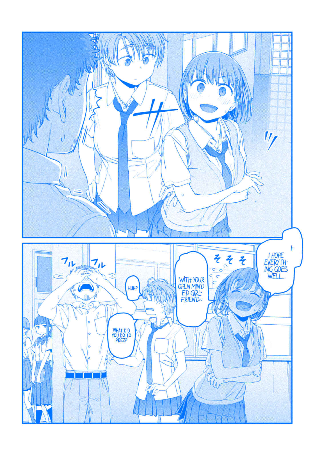 Page 14 Chapter 49 Getsuyoubi no Tawawa (Blue) (Fan Colored)