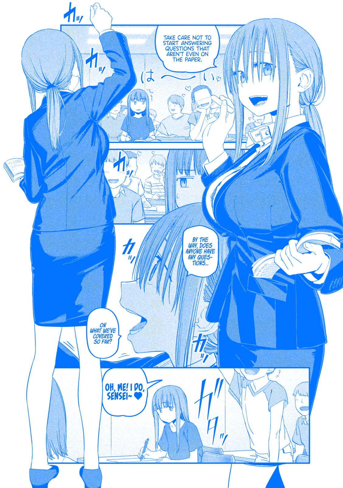 Page 4 Chapter 49 Getsuyoubi no Tawawa (Blue) (Fan Colored)