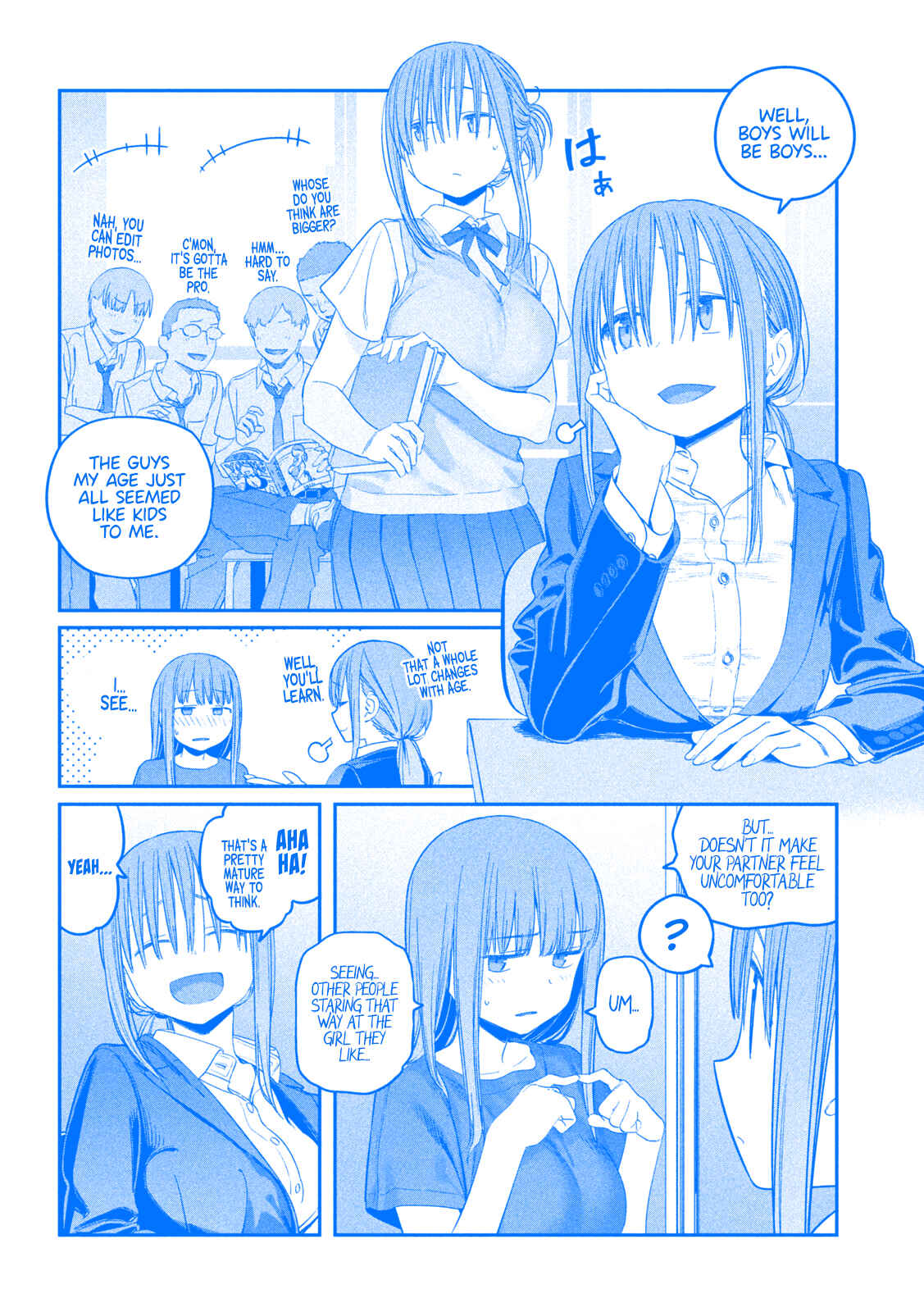 Page 8 Chapter 49 Getsuyoubi no Tawawa (Blue) (Fan Colored)