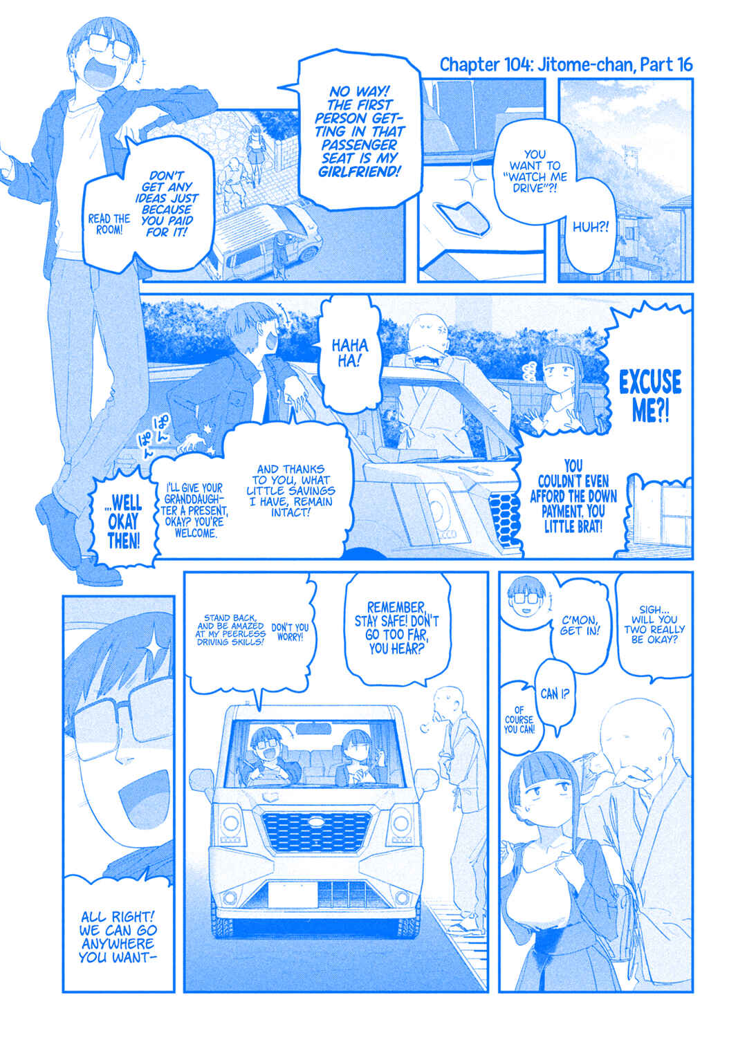 Page 2 Chapter 104 Getsuyoubi no Tawawa (Blue) (Fan Colored)