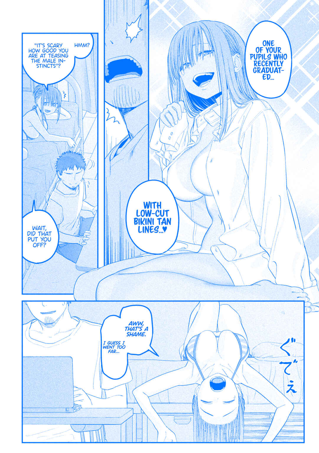 Page 10 Chapter 58 Getsuyoubi no Tawawa (Blue) (Fan Colored)