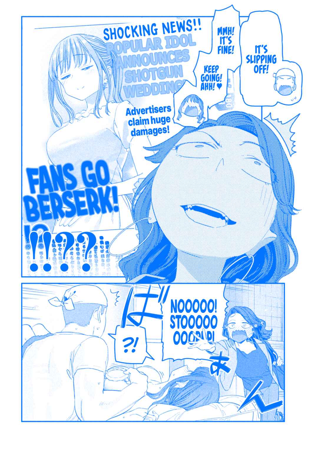 Page 13 Chapter 88 Getsuyoubi no Tawawa (Blue) (Fan Colored)