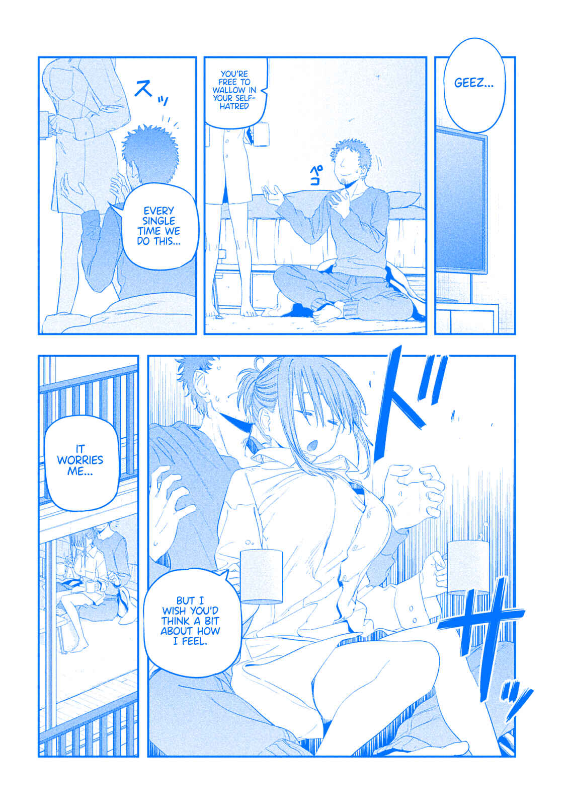 Page 10 Chapter 29 Getsuyoubi no Tawawa (Blue) (Fan Colored)