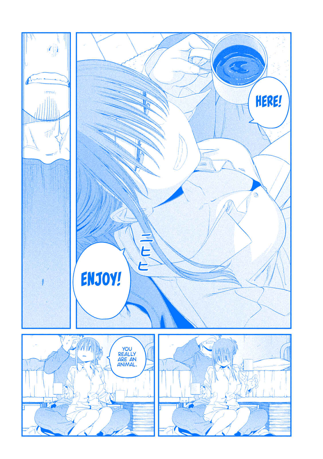 Page 12 Chapter 29 Getsuyoubi no Tawawa (Blue) (Fan Colored)