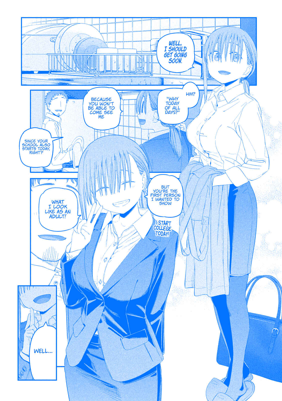 Page 13 Chapter 29 Getsuyoubi no Tawawa (Blue) (Fan Colored)