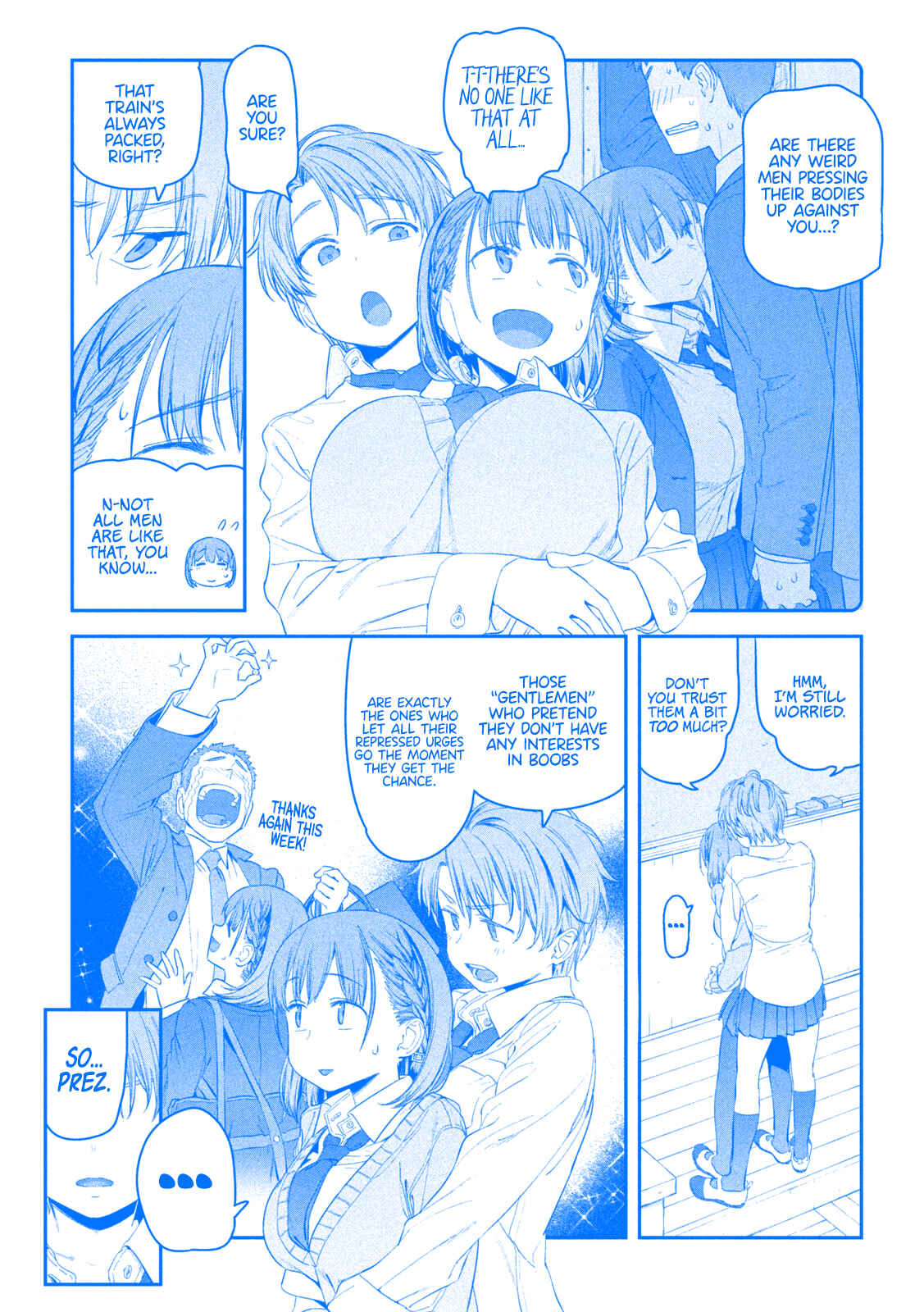 Page 11 Chapter 10 Getsuyoubi no Tawawa (Blue) (Fan Colored)