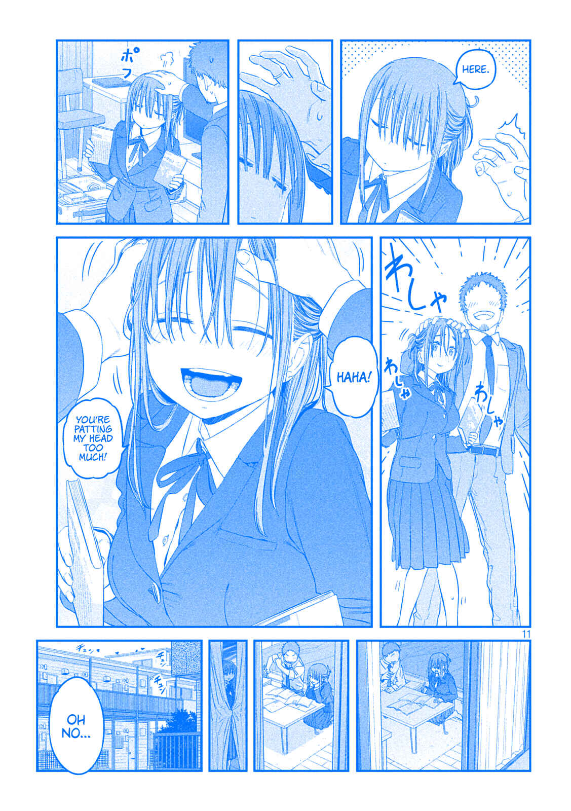 Page 11 Chapter 40 Getsuyoubi no Tawawa (Blue) (Fan Colored)