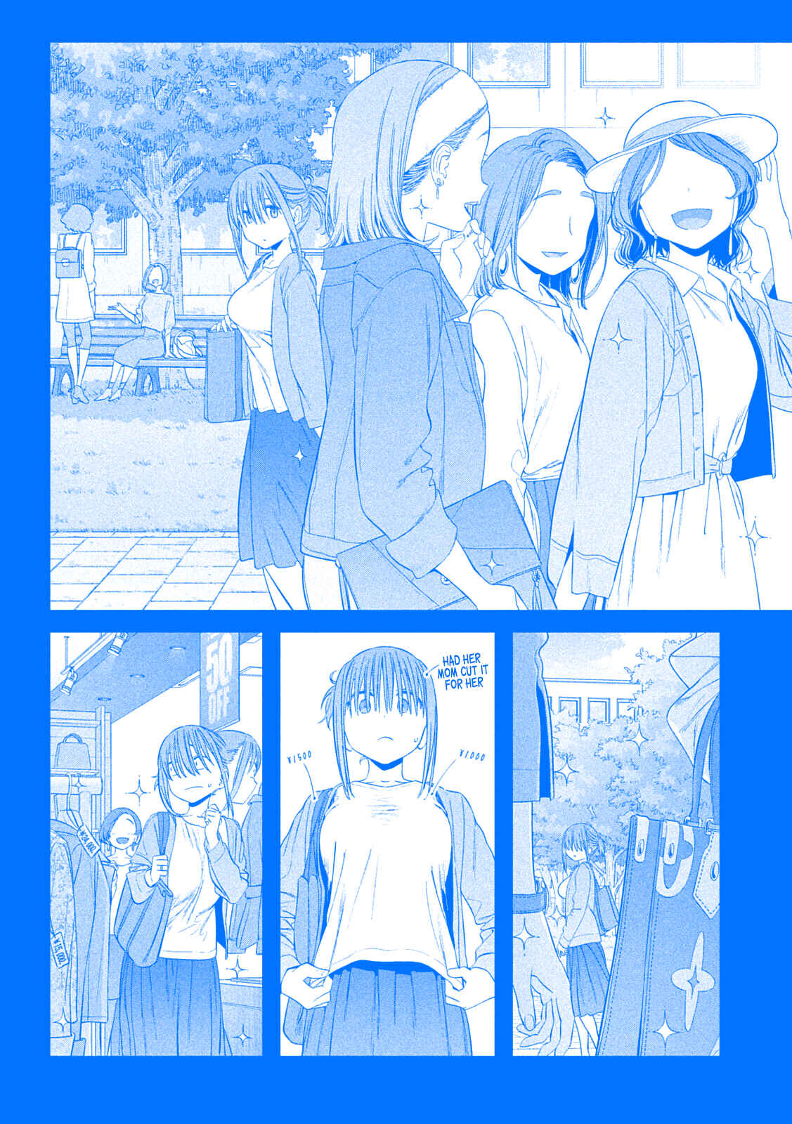 Page 2 Chapter 40 Getsuyoubi no Tawawa (Blue) (Fan Colored)