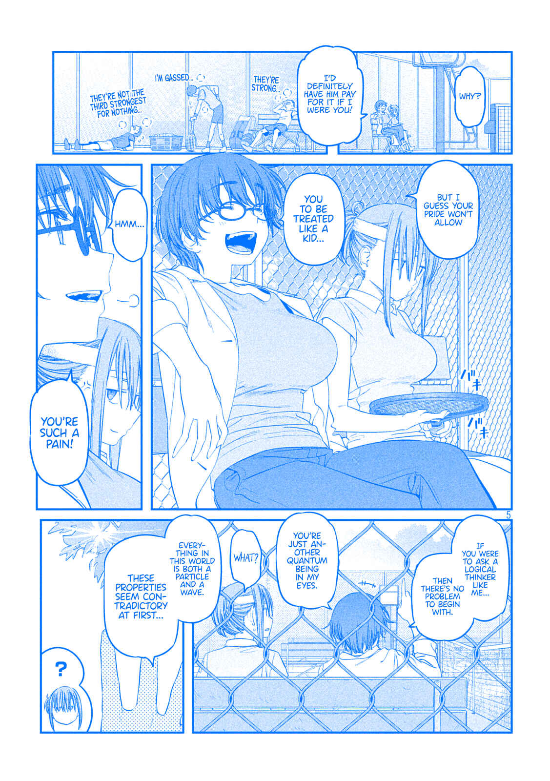Page 5 Chapter 40 Getsuyoubi no Tawawa (Blue) (Fan Colored)