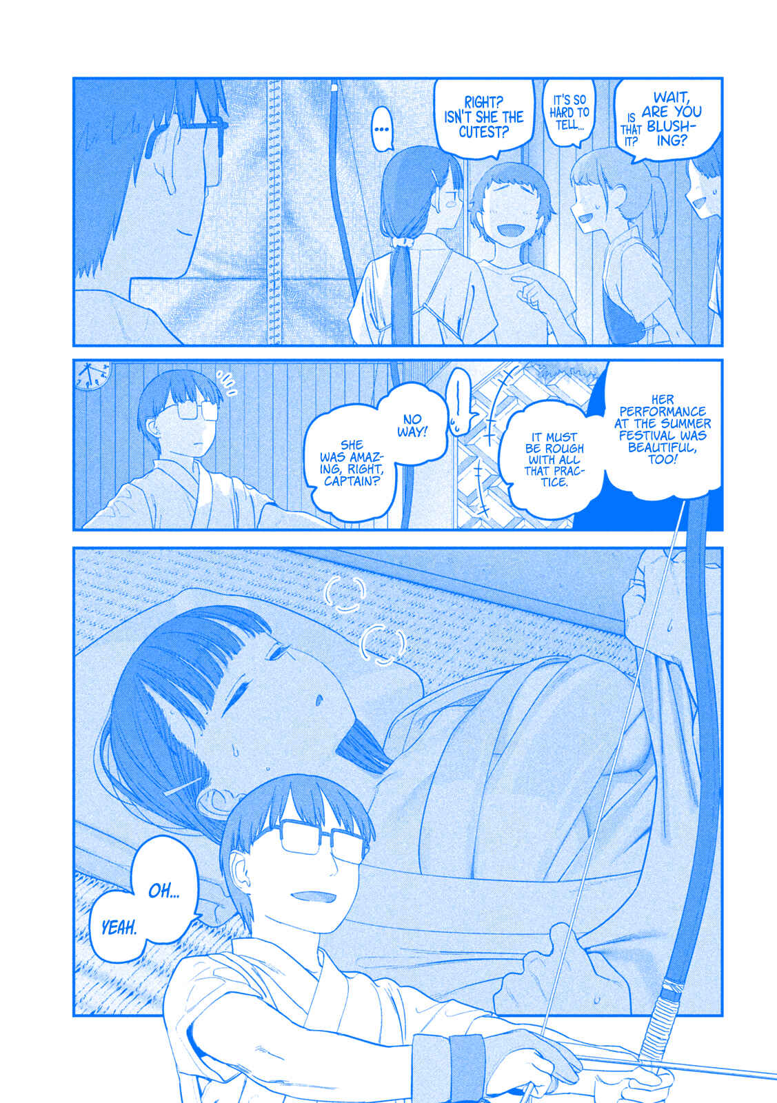 Page 3 Chapter 50 Getsuyoubi no Tawawa (Blue) (Fan Colored)