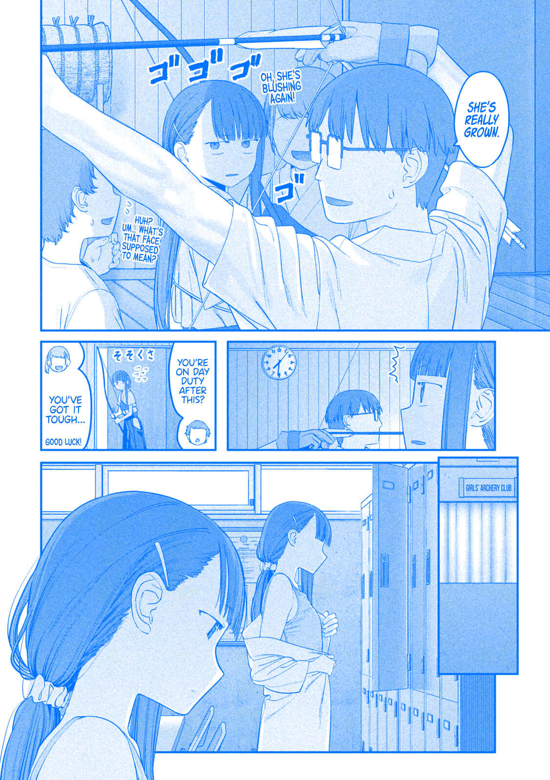 Page 4 Chapter 50 Getsuyoubi no Tawawa (Blue) (Fan Colored)