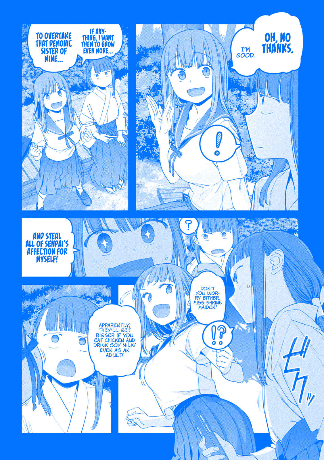 Page 6 Chapter 50 Getsuyoubi no Tawawa (Blue) (Fan Colored)