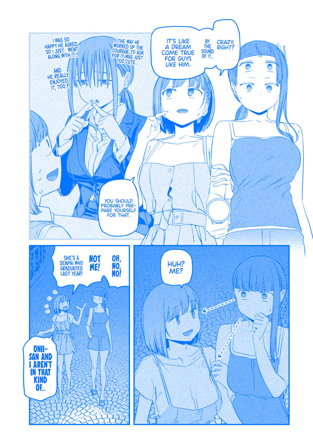 Page 12 Chapter 62 Getsuyoubi no Tawawa (Blue) (Fan Colored)