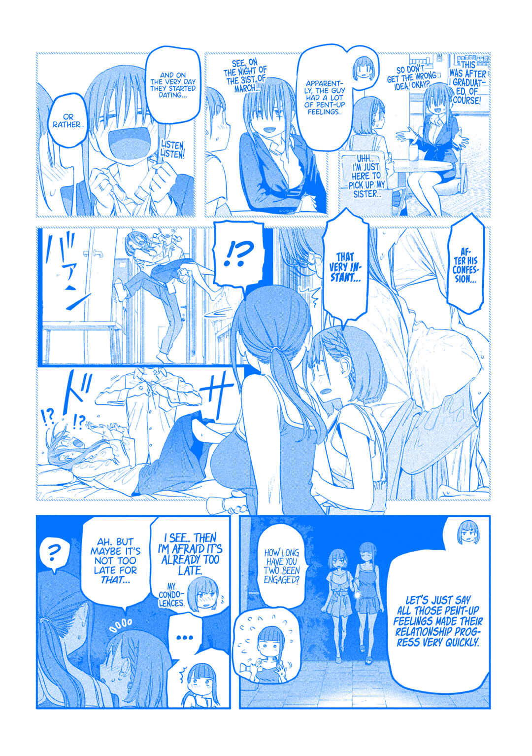 Page 9 Chapter 62 Getsuyoubi no Tawawa (Blue) (Fan Colored)