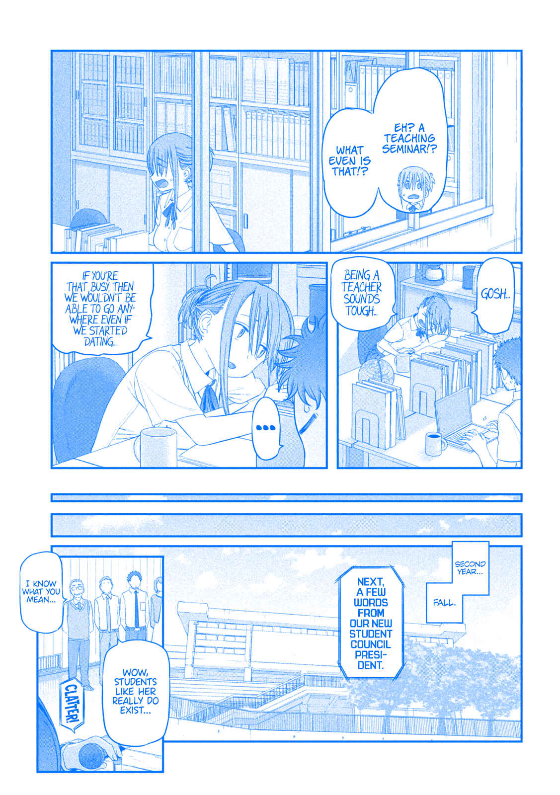 Page 4 Chapter 16 Getsuyoubi no Tawawa (Blue) (Fan Colored)