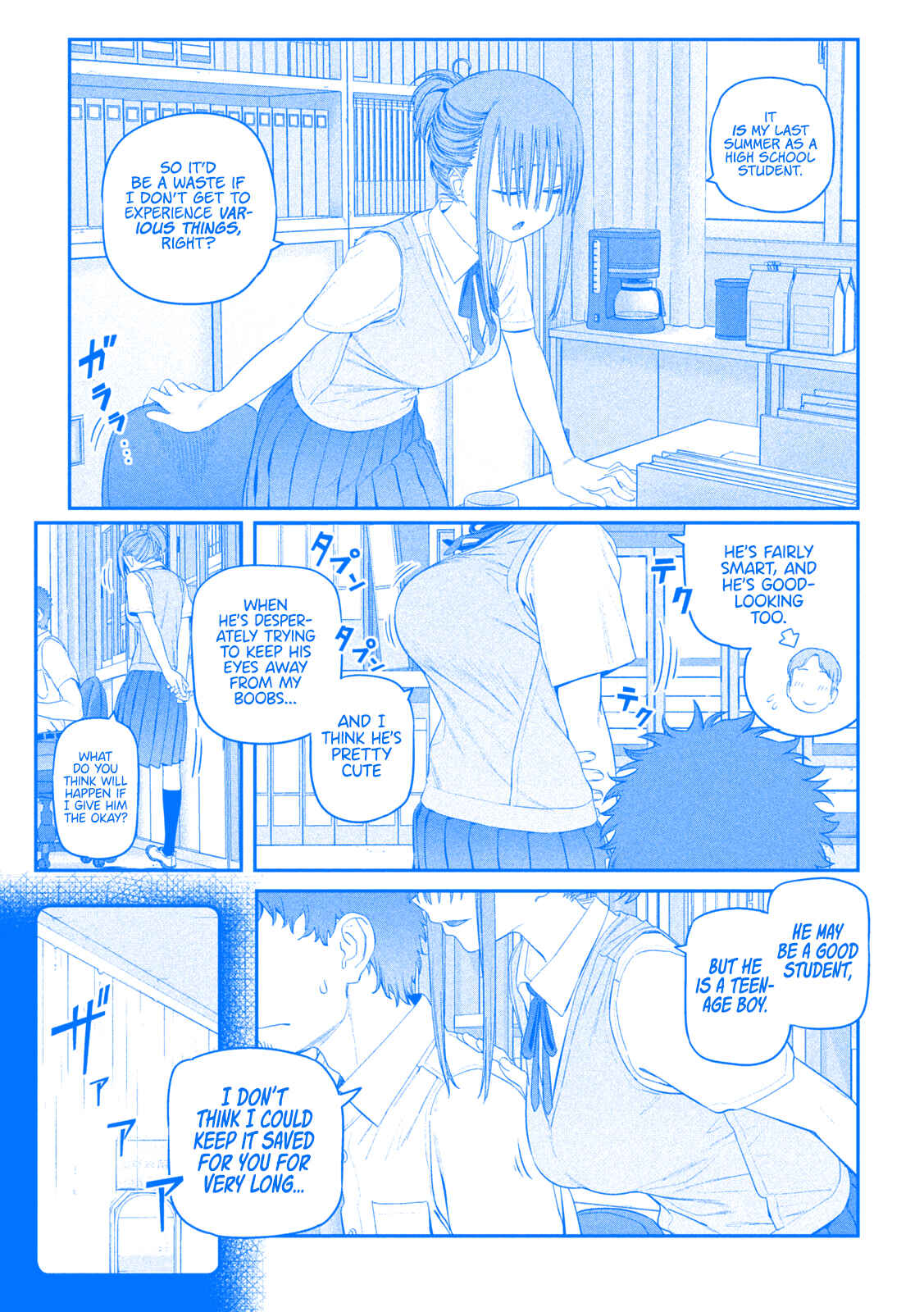 Page 8 Chapter 16 Getsuyoubi no Tawawa (Blue) (Fan Colored)