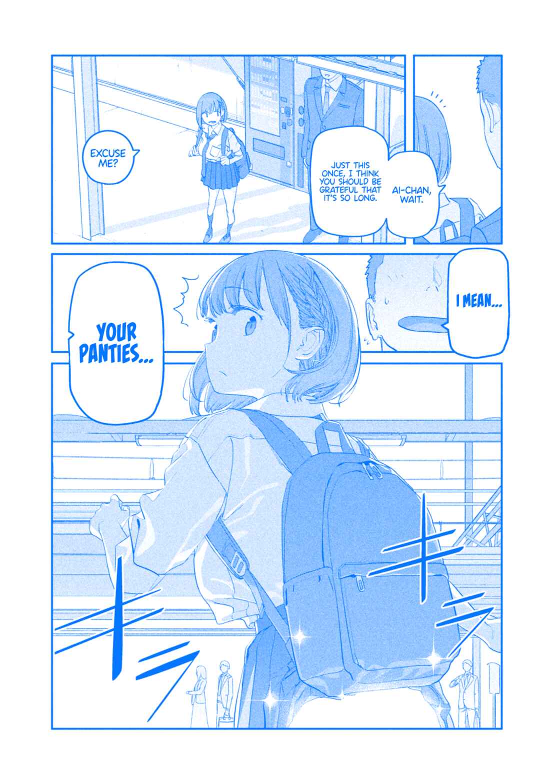 Page 12 Chapter 89 Getsuyoubi no Tawawa (Blue) (Fan Colored)