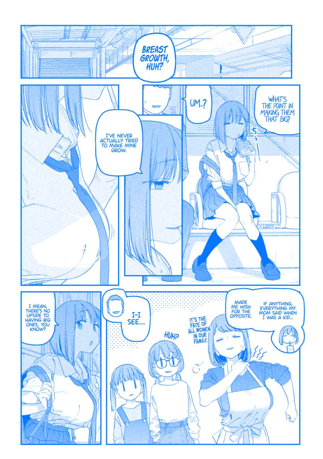 Page 3 Chapter 89 Getsuyoubi no Tawawa (Blue) (Fan Colored)