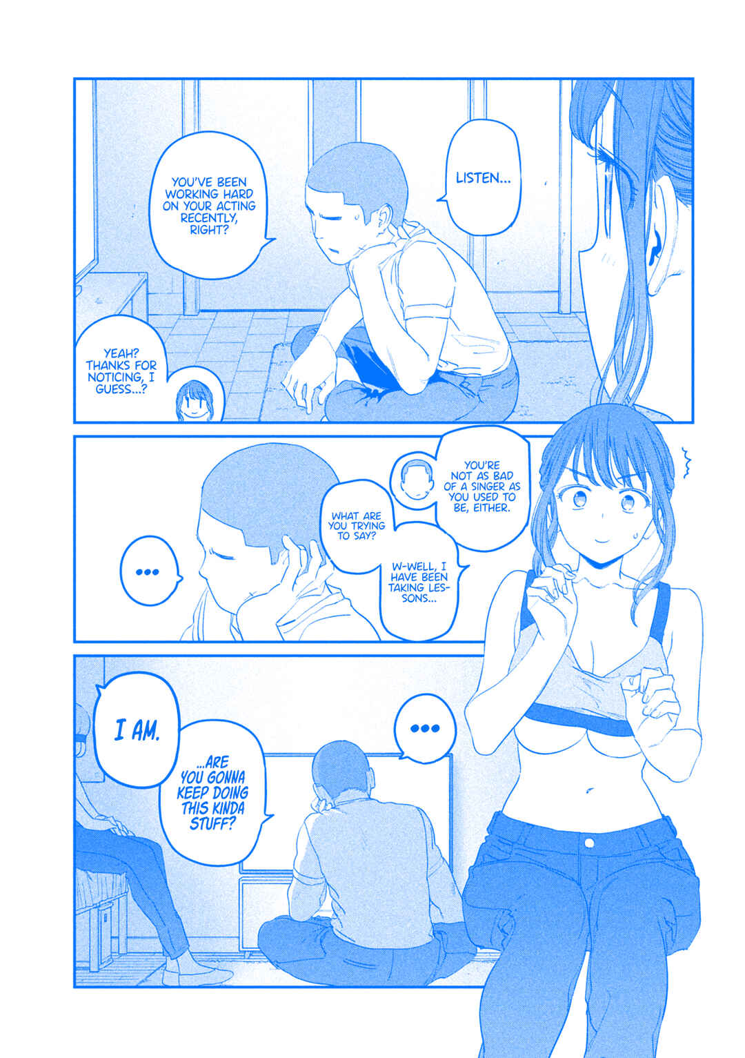 Page 10 Chapter 78 Getsuyoubi no Tawawa (Blue) (Fan Colored)
