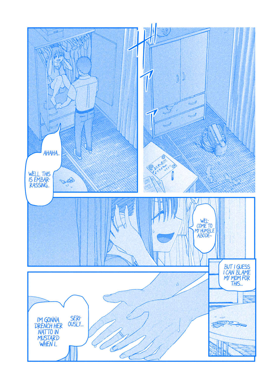 Page 10 Chapter 61 Getsuyoubi no Tawawa (Blue) (Fan Colored)